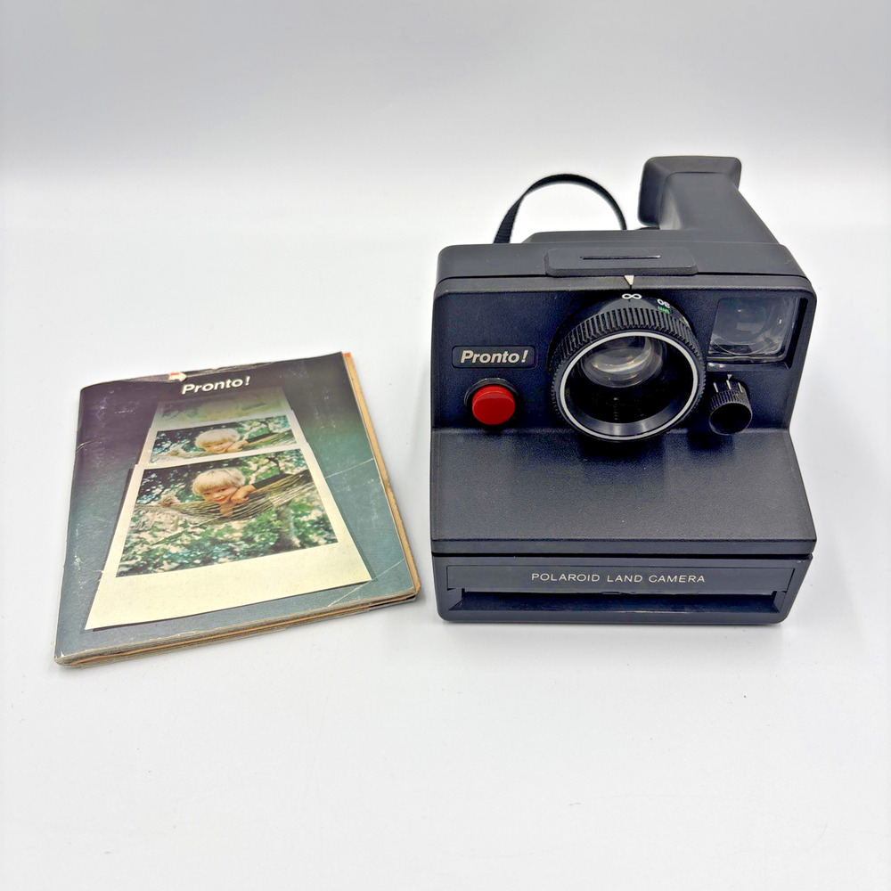 Polaroid Land Camera Pronto! With Strap | Untested